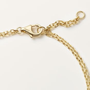 #LOVE# bracelet, on chain, 2 diamonds #LOVE# bracelet, on chain, 2 diamonds
