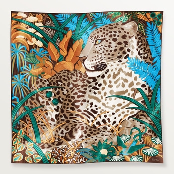 Panther in the Jungle motif square 90 Panther in the Jungle motif square 90
