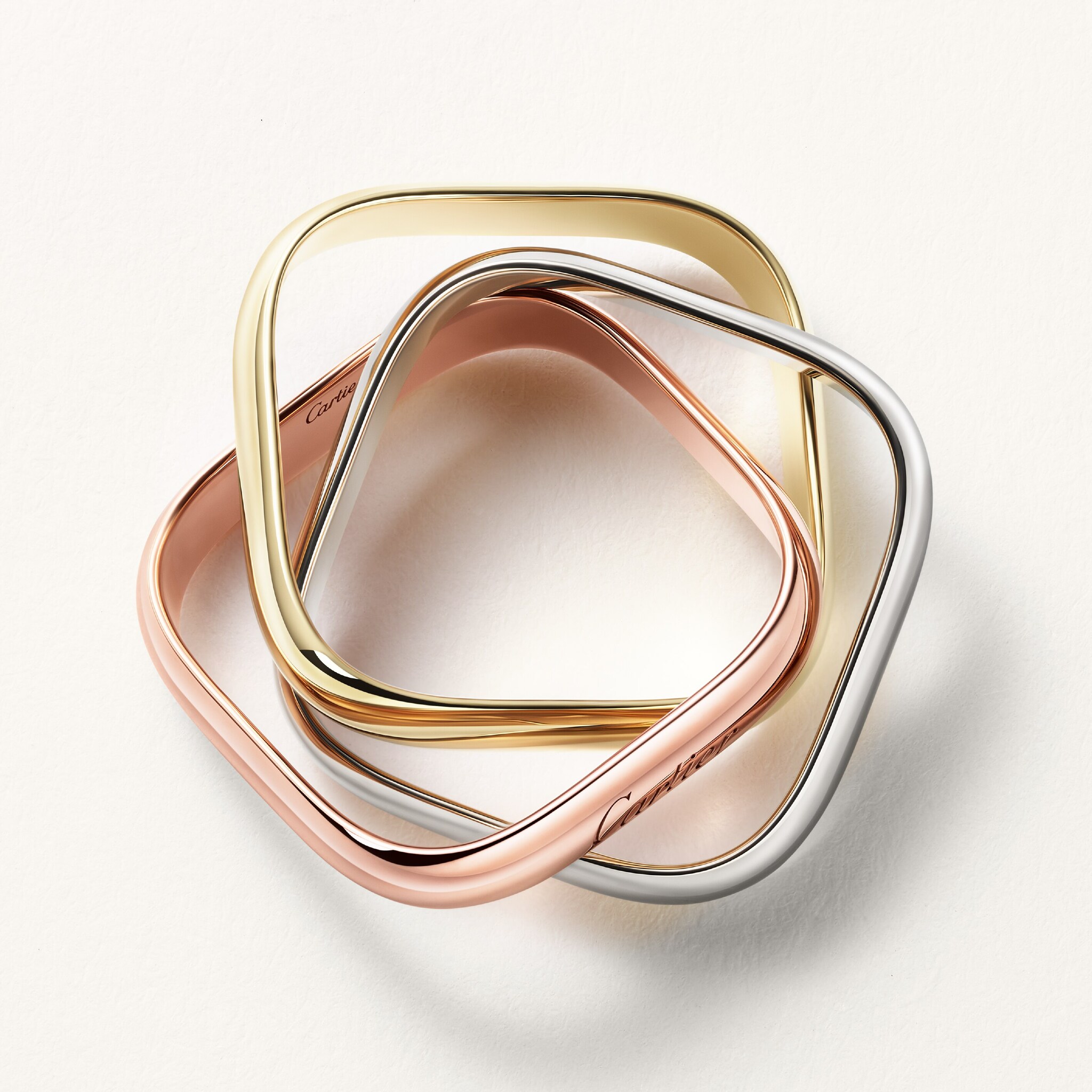 Trinity ring, cushion-shaped, classic model, image 7
