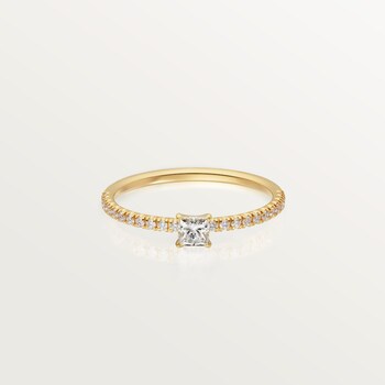 Cartier square diamond deals ring