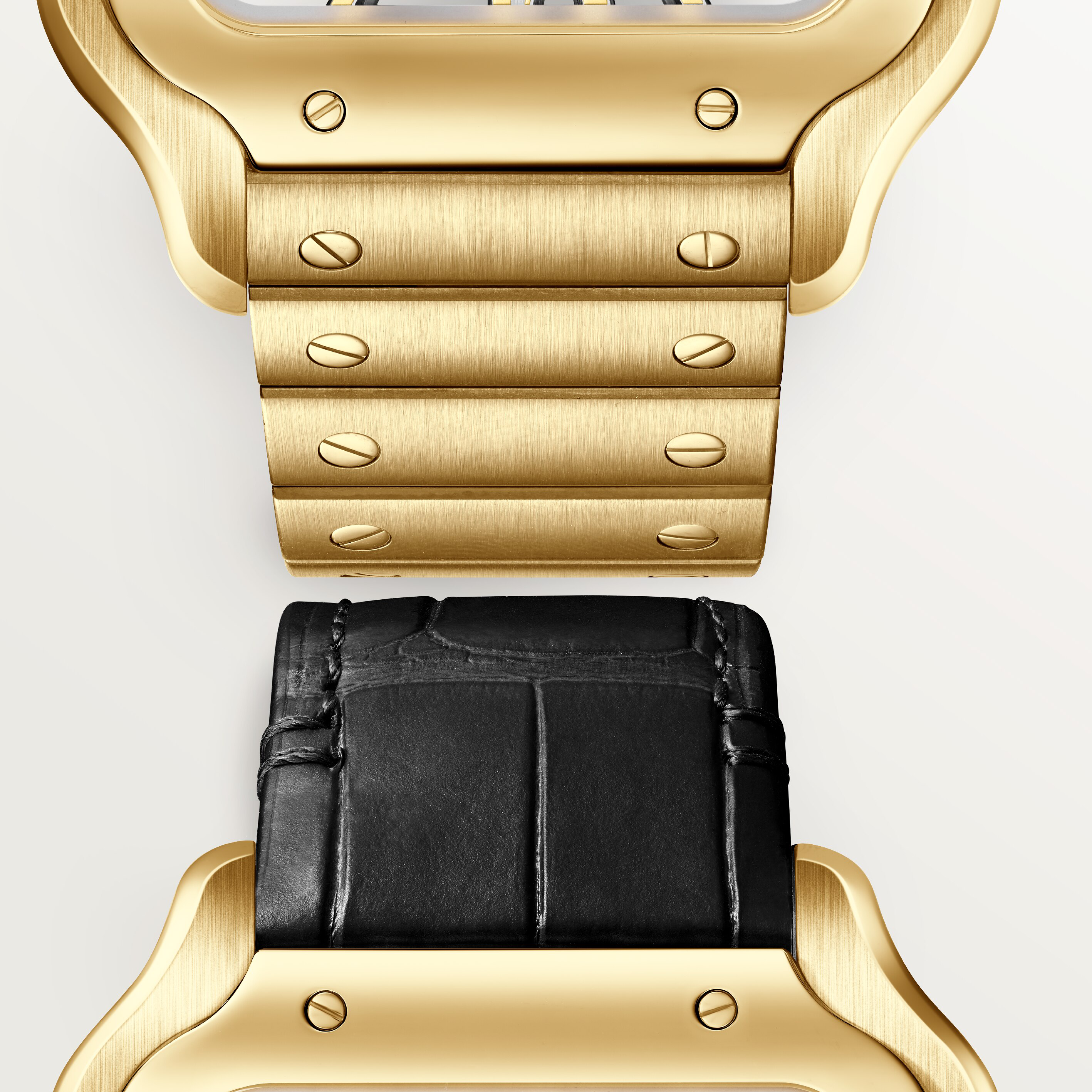 カルティエ サントス ゴールド金具 CRWHSA0042 - Santos de Cartier watch - Large model, manual