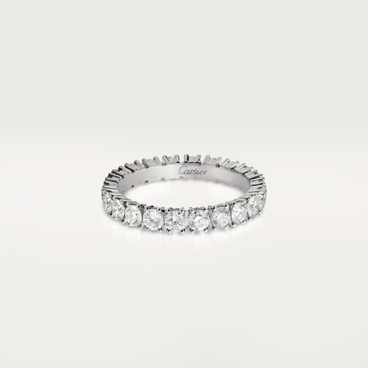 CRN4127300 Cartier Destin e wedding band Platinum diamonds