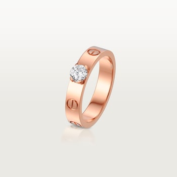 #LOVE# solitaire, brilliant-cut diamond #LOVE# solitaire, brilliant-cut diamond