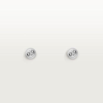 Cartier d'Amour stud earrings, 2 diamonds, mini model Cartier d'Amour stud earrings, 2 diamonds, mini model