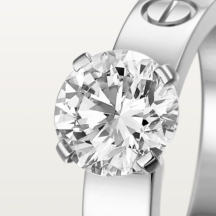 Cartier love solitaire shop ring