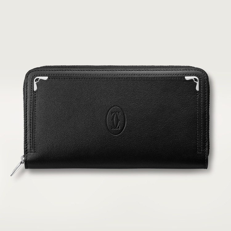 CRL3001489 - Zipped International Wallet, Must de Cartier - Black CRL3001489 - Zipped International Wallet, Must de Cartier - Black