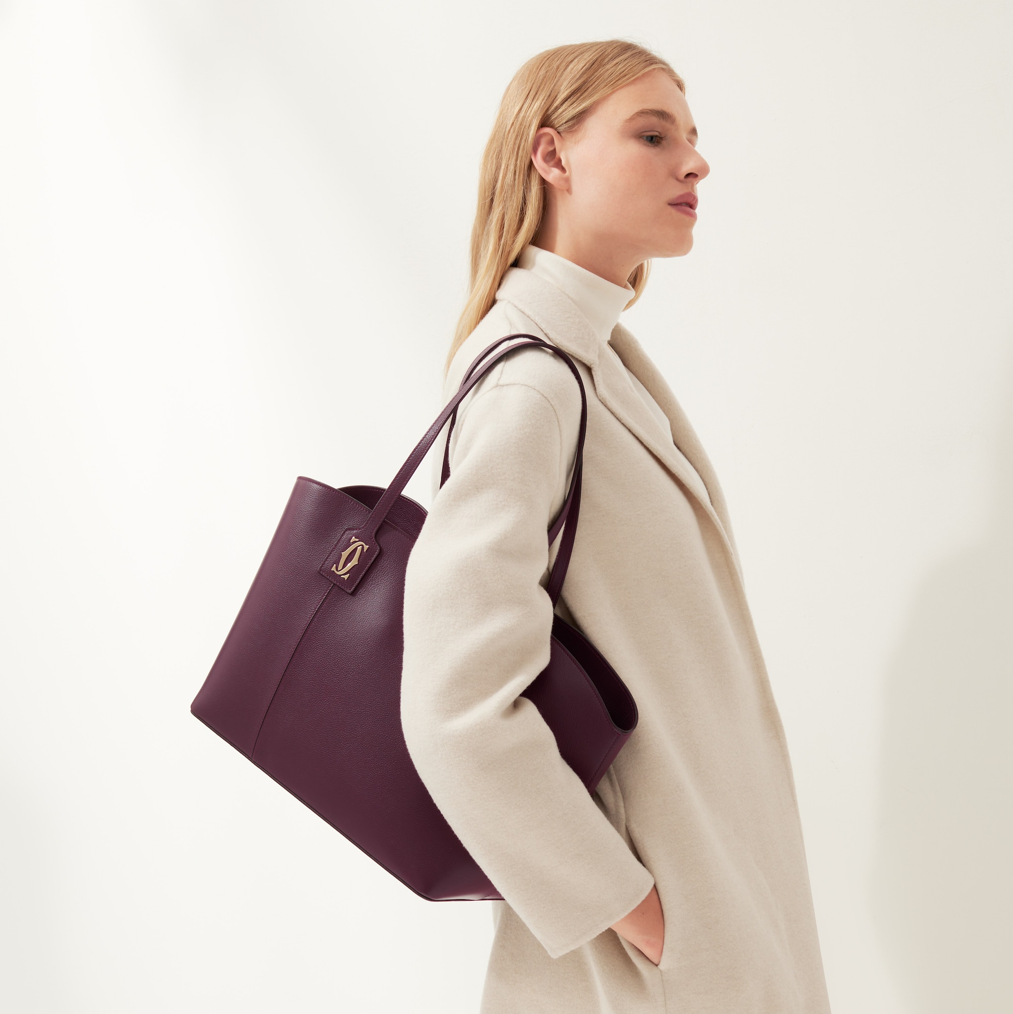 Tote bag, C de Cartier