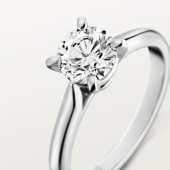 Cartier 1895 sales solitaire ring price