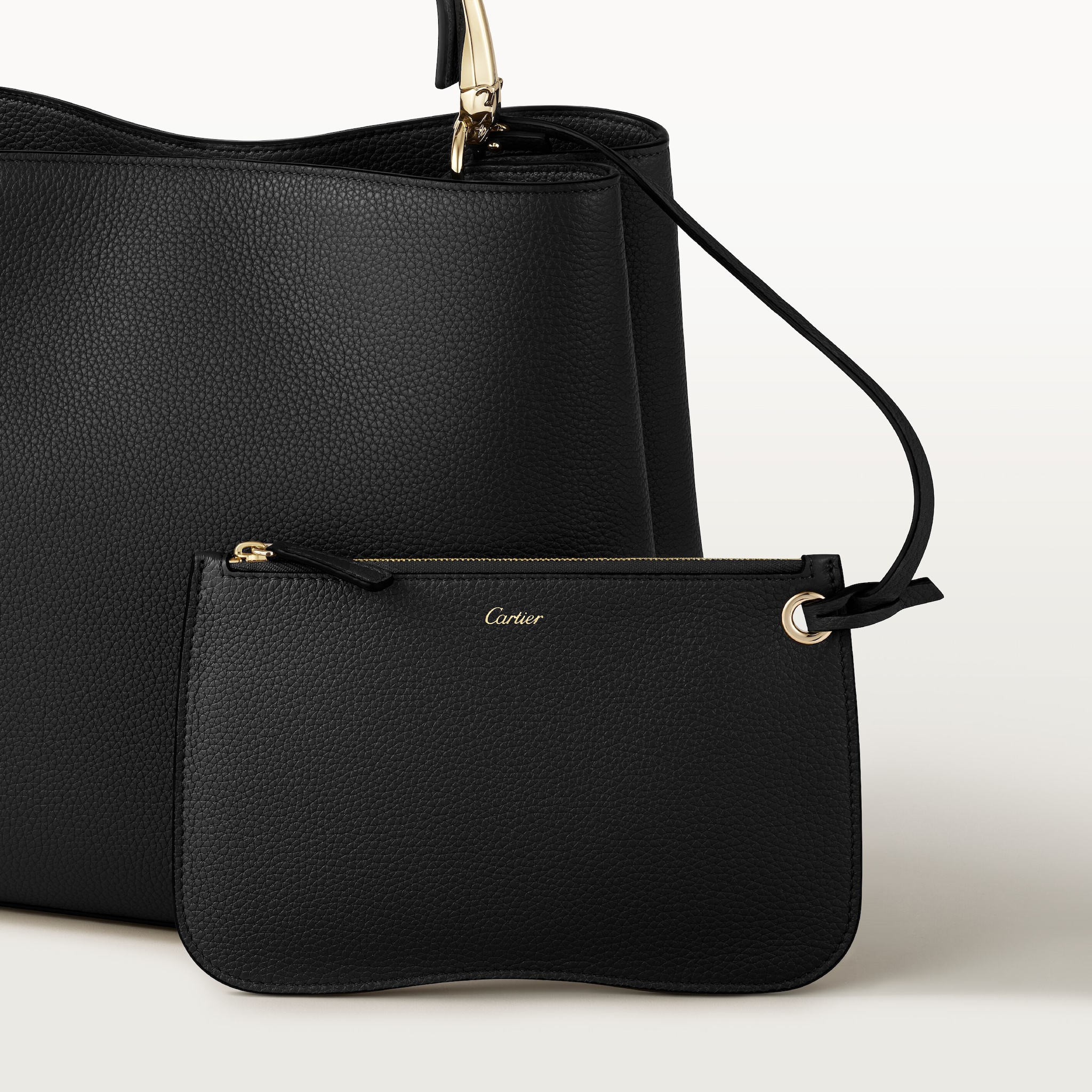 Sac poign&eacute;e moyen mod&egrave;le, Panth&egrave;re Double, image 9