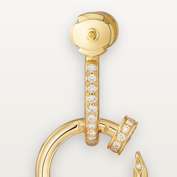 Juste un Clou earrings, double, paved Juste un Clou earrings, double, paved