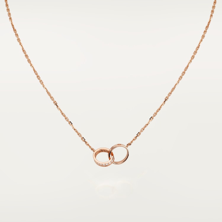 CRB7013900 - LOVE necklace, diamonds - Rose gold, diamonds - Cartier CRB7013900 - LOVE necklace, diamonds - Rose gold, diamonds - Cartier