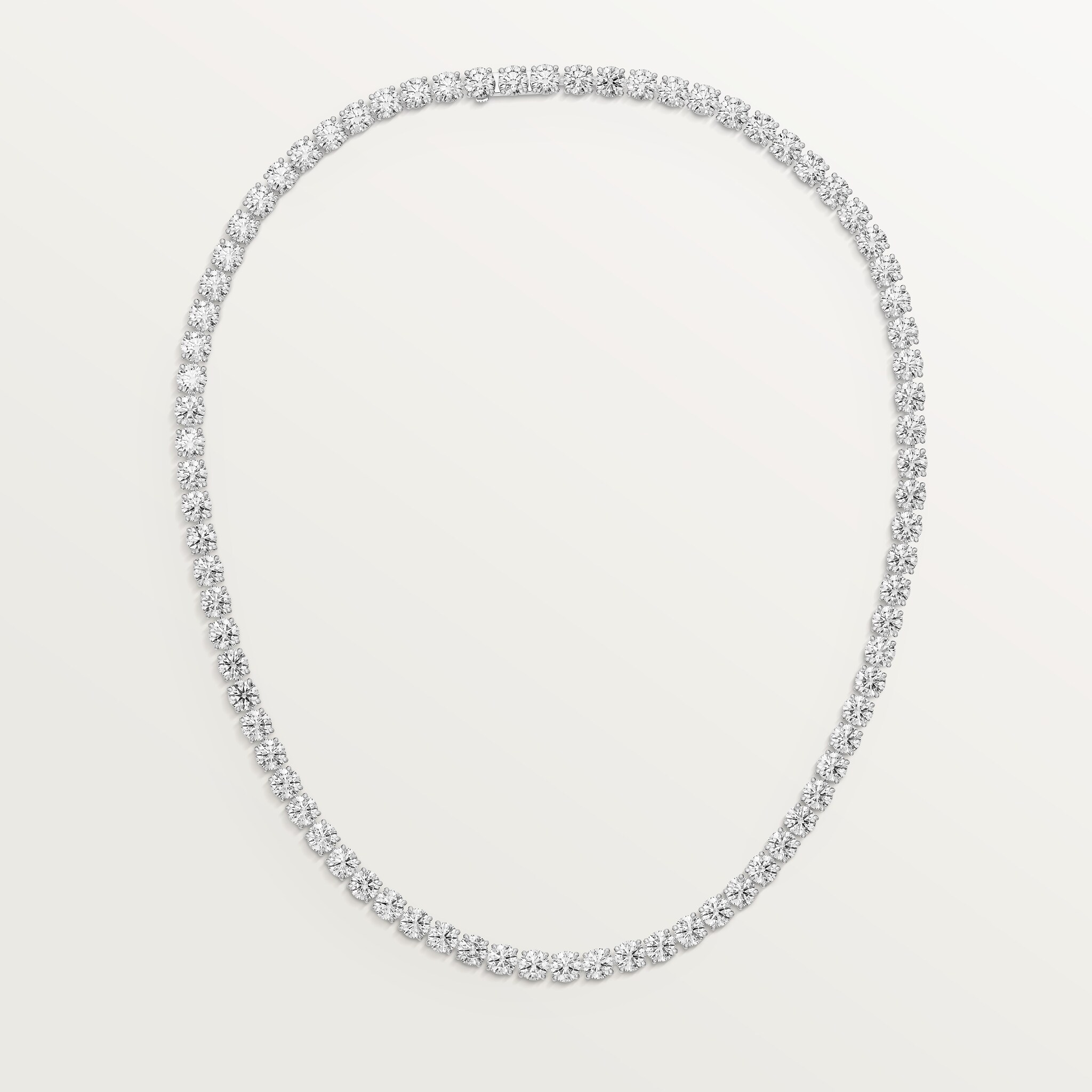 Lignes Essentielles necklace, brilliant-cut diamonds