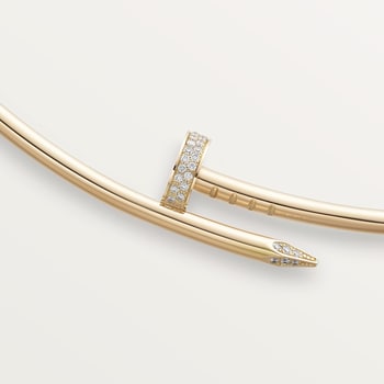 Juste un Clou torque necklace, small model, diamonds Juste un Clou torque necklace, small model, diamonds
