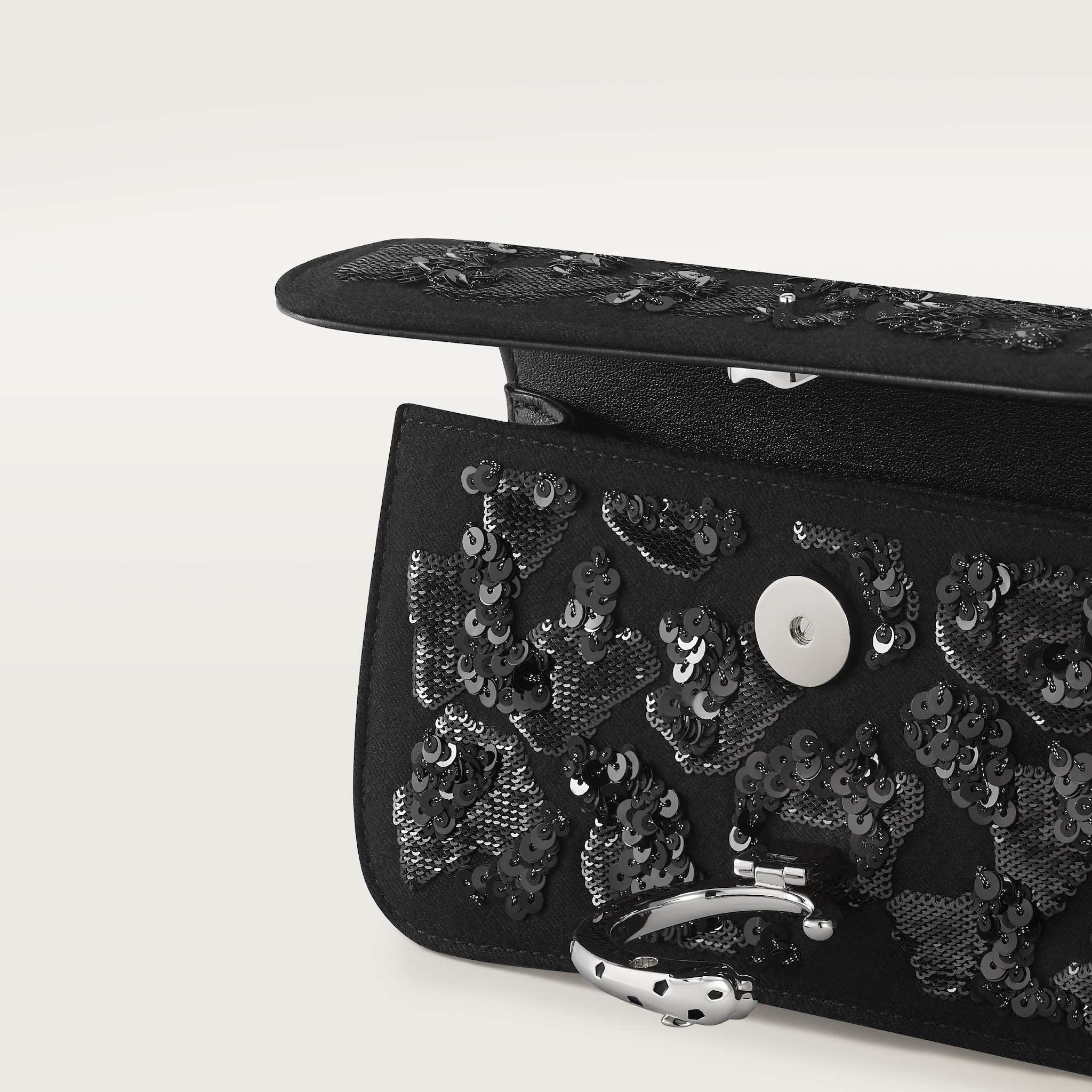 Mini model chain bag, Panth&egrave;re C de Cartier