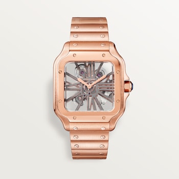 Santos de Cartier skeleton watch Santos de Cartier skeleton watch