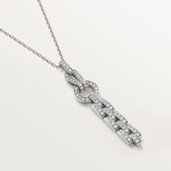 Agrafe pendant, paved  Agrafe pendant, paved