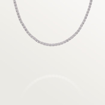 Lignes Essentielles necklace, brilliant-cut diamonds Lignes Essentielles necklace, brilliant-cut diamonds
