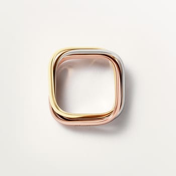 Trinity ring, cushion-shaped, classic model Trinity ring, cushion-shaped, classic model
