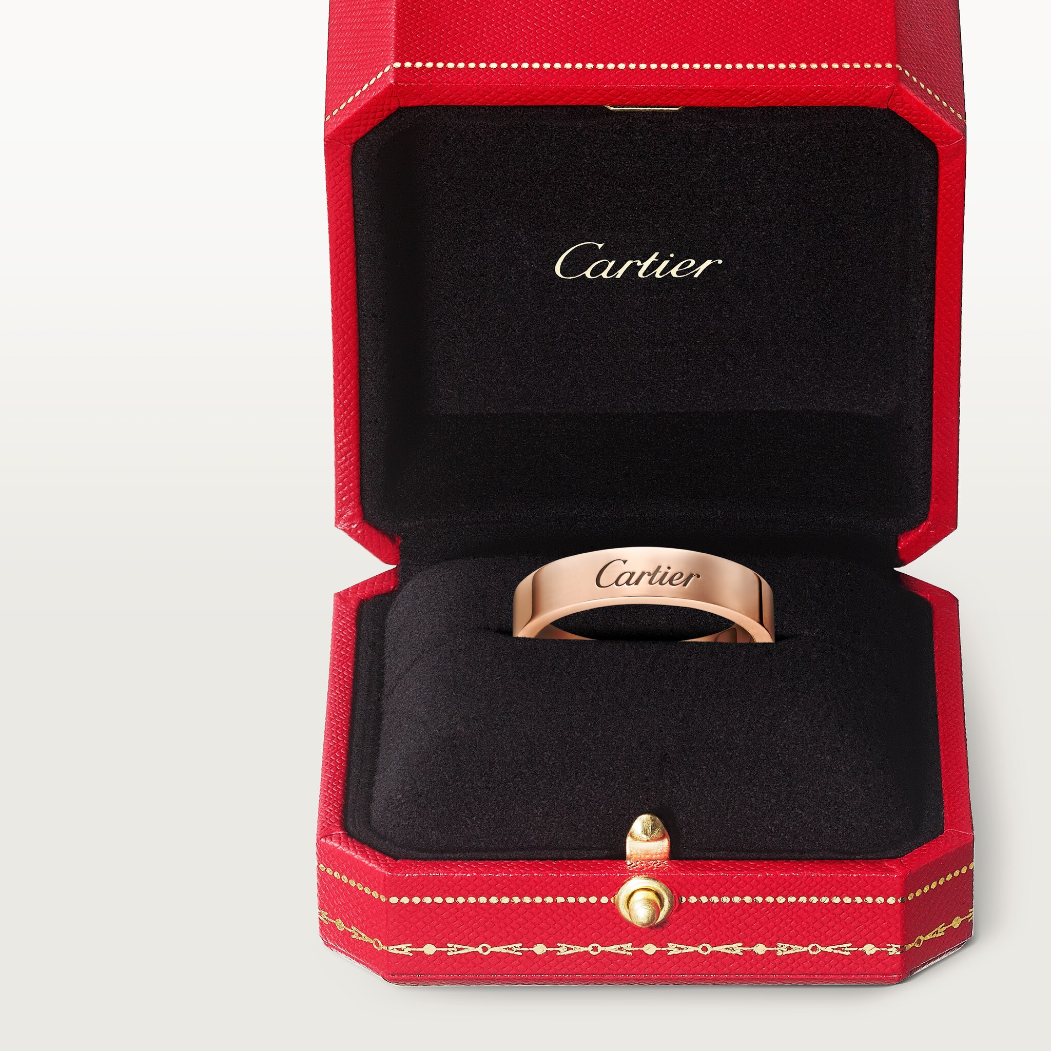 C de Cartier wedding band, 4 mm width, image 5