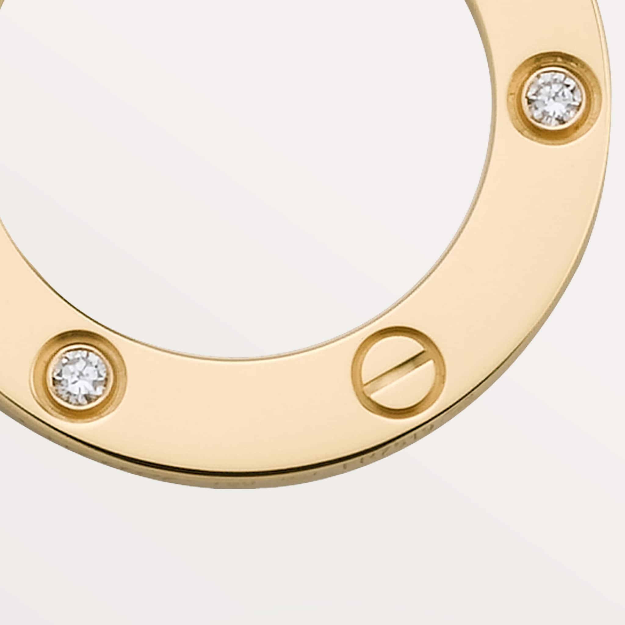 #LOVE# pendant, 3 diamonds, image 5