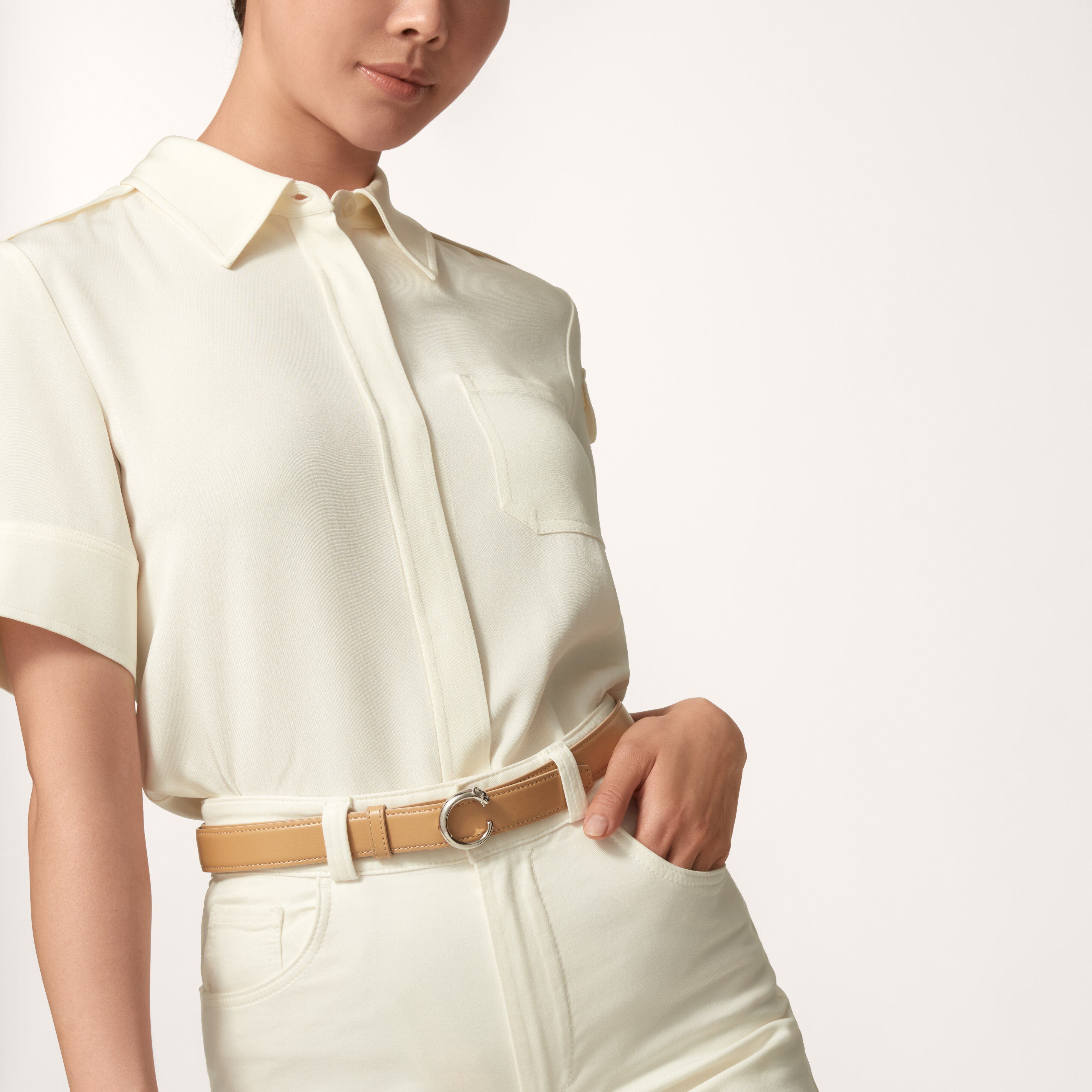 Belt, Panthère de Cartier, Size M (85 cm)