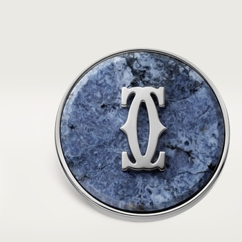 Double C de Cartier cufflinks in dumortierite Double C de Cartier cufflinks in dumortierite