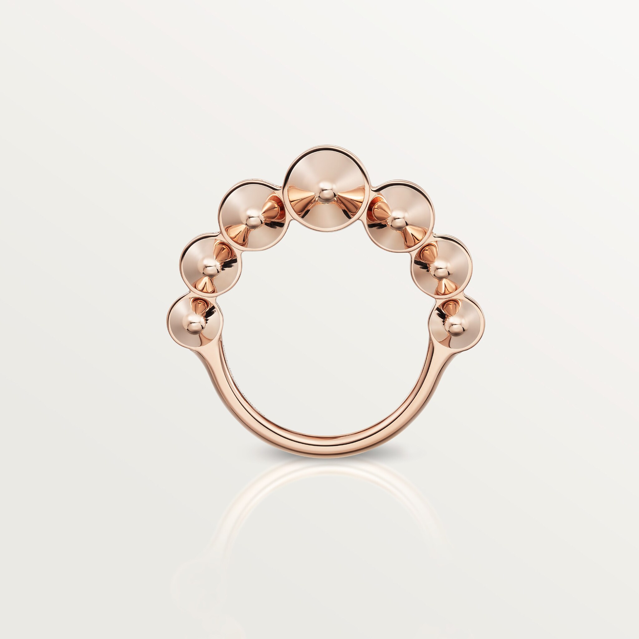 Clash de Cartier ring, onyx, extra-large model, diamonds