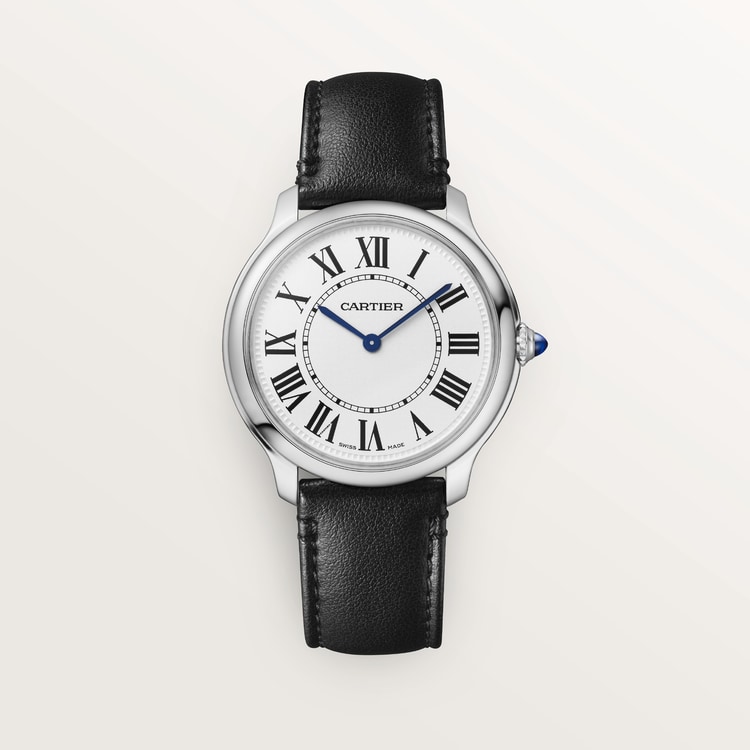 Cartier round face watch best sale