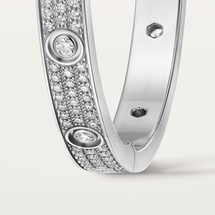LOVE bracelet diamond paved