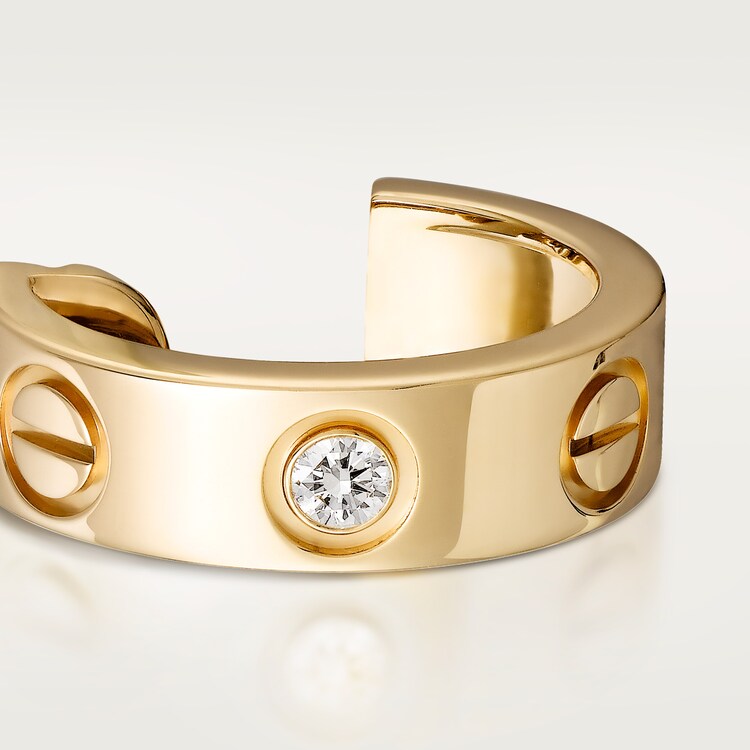 Cartier love earrings 2 diamonds Outlet