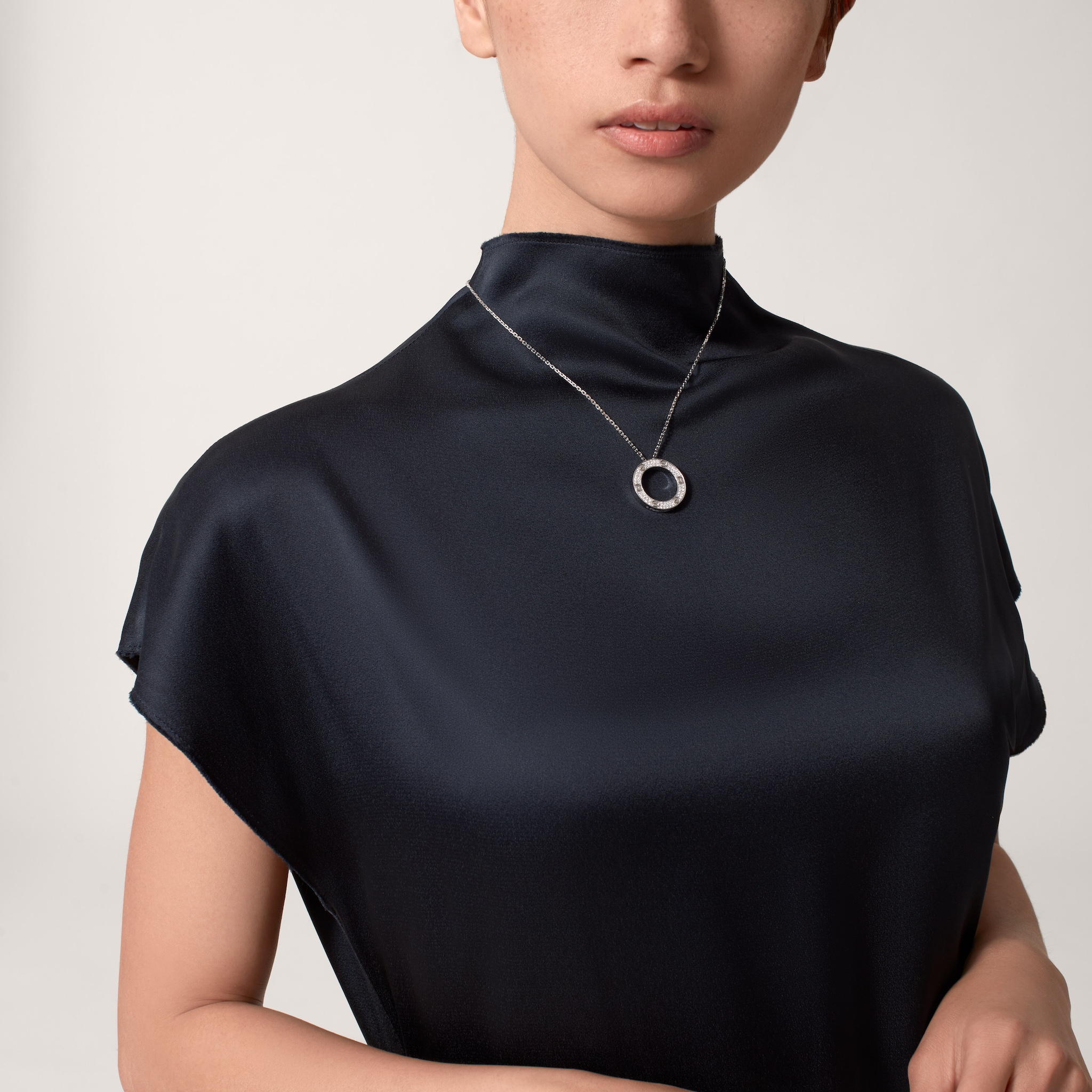 #LOVE# pendant, paved