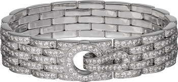Agrafe bracelet, paved  Agrafe bracelet, paved