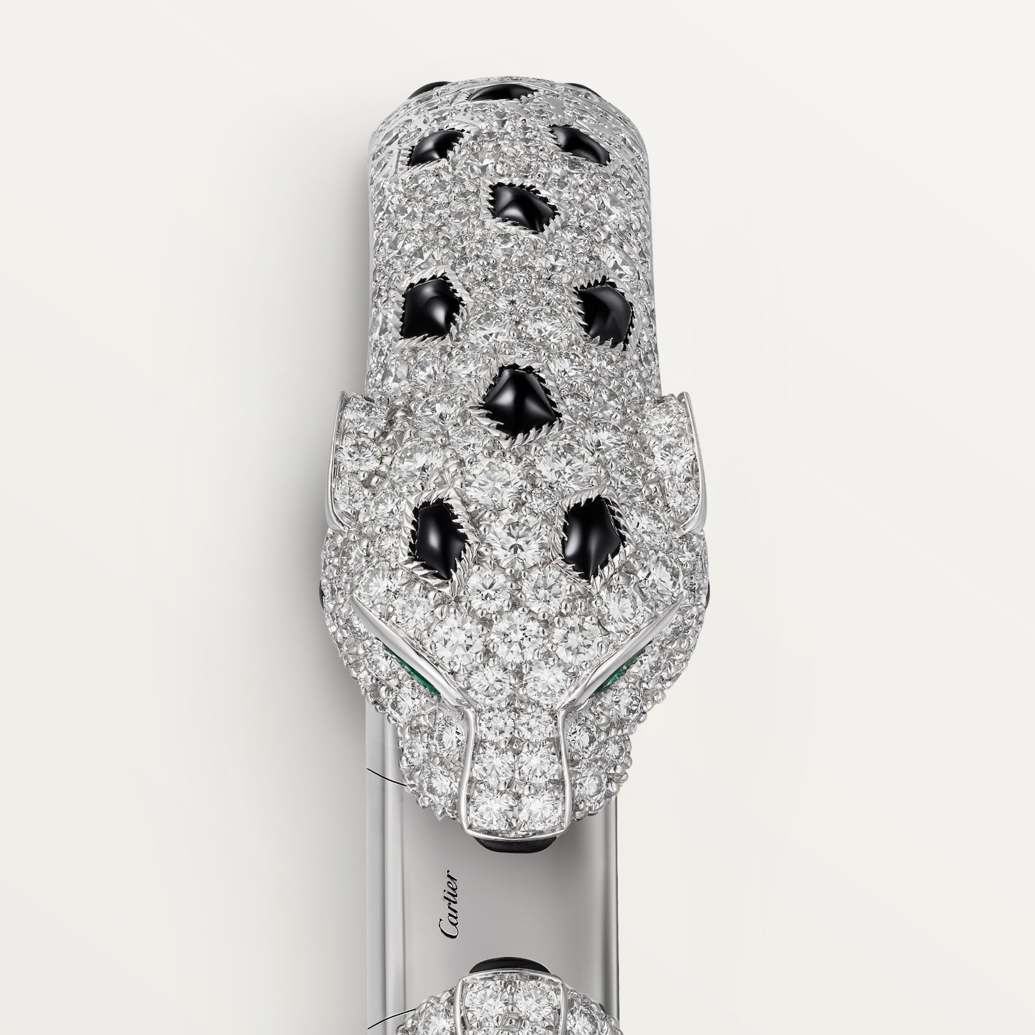 Panth&egrave;re de Cartier bracelet, articulated, paved 