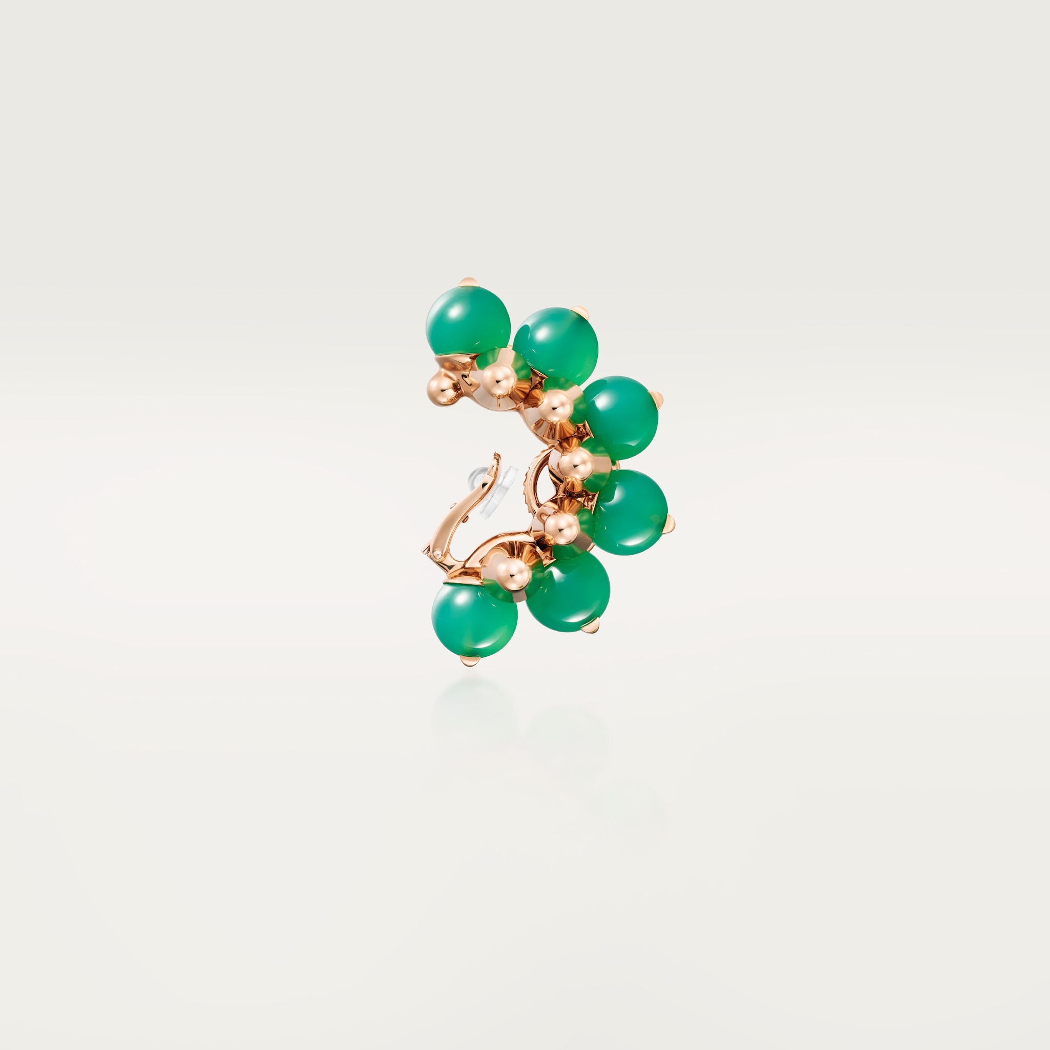 Clash de Cartier single earring, chrysoprase, extra-large model , image 5