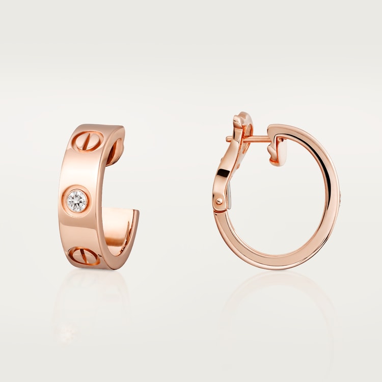 Cartier love hot sale earing