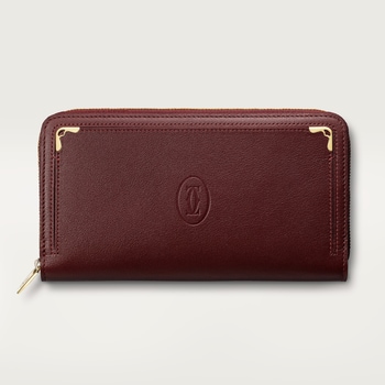 Zipped International Wallet, Must de Cartier Zipped International Wallet, Must de Cartier