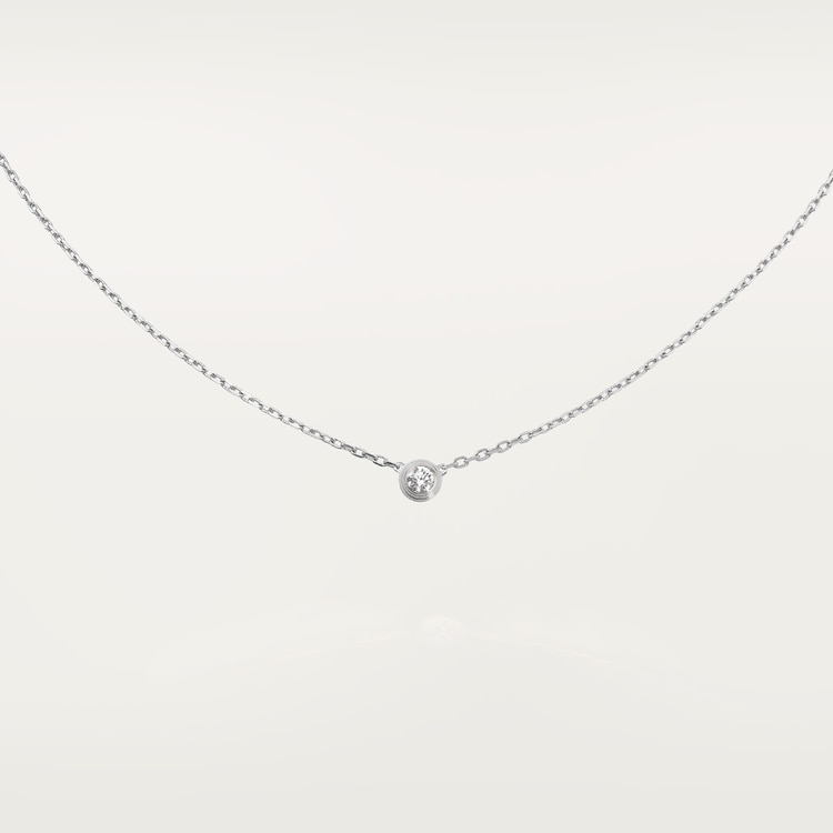 CRB7215900 Diamants L gers necklace SM White gold diamond
