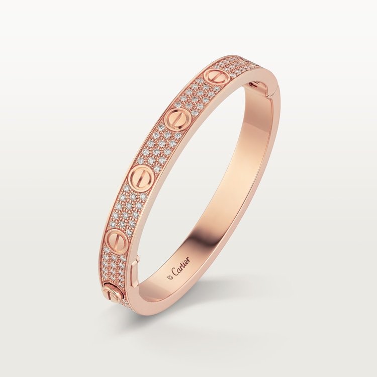 LOVE bracelet classic model paved
