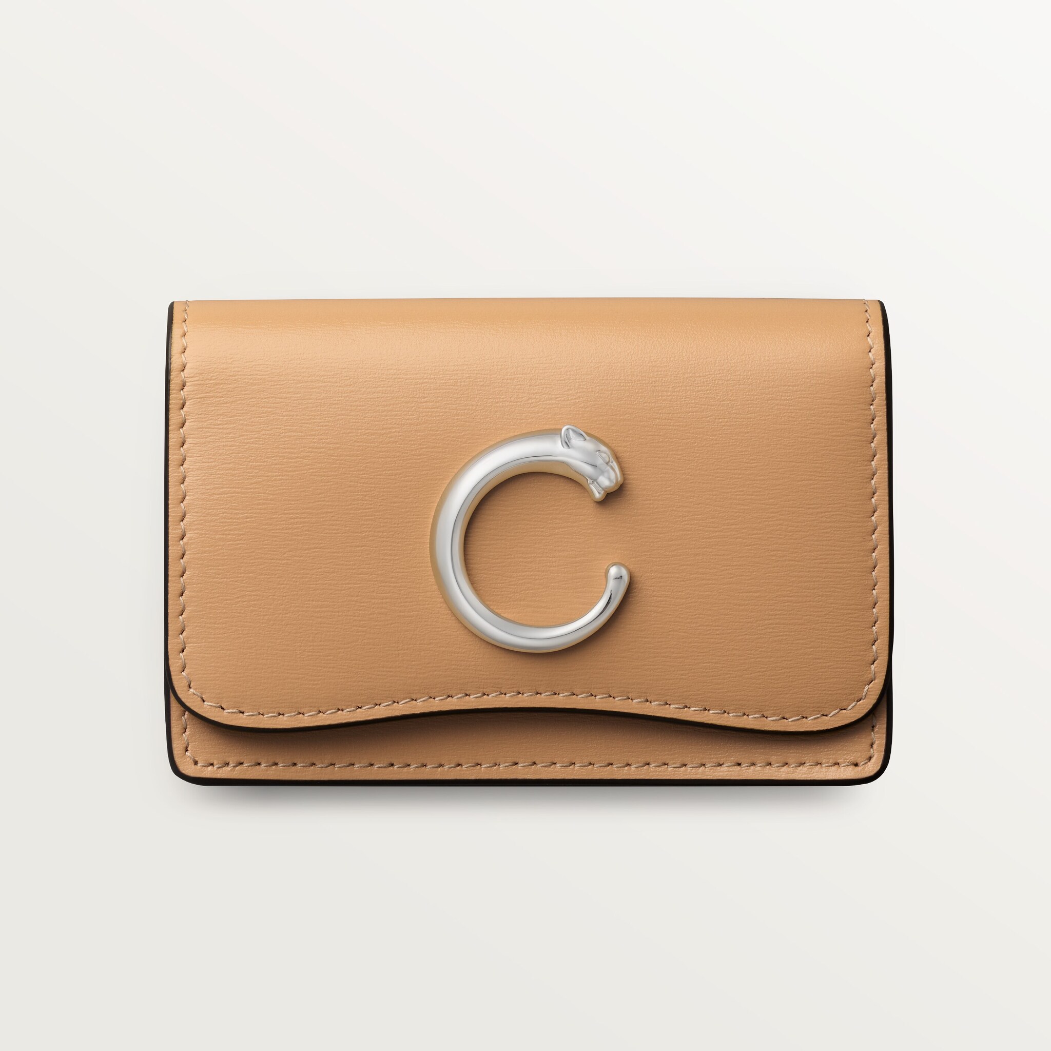 Business card holder with zipper, Panthère de Cartier Card and coin