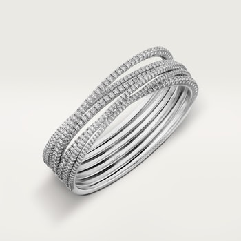 Etincelle de Cartier bracelet, half-paved Etincelle de Cartier bracelet, half-paved