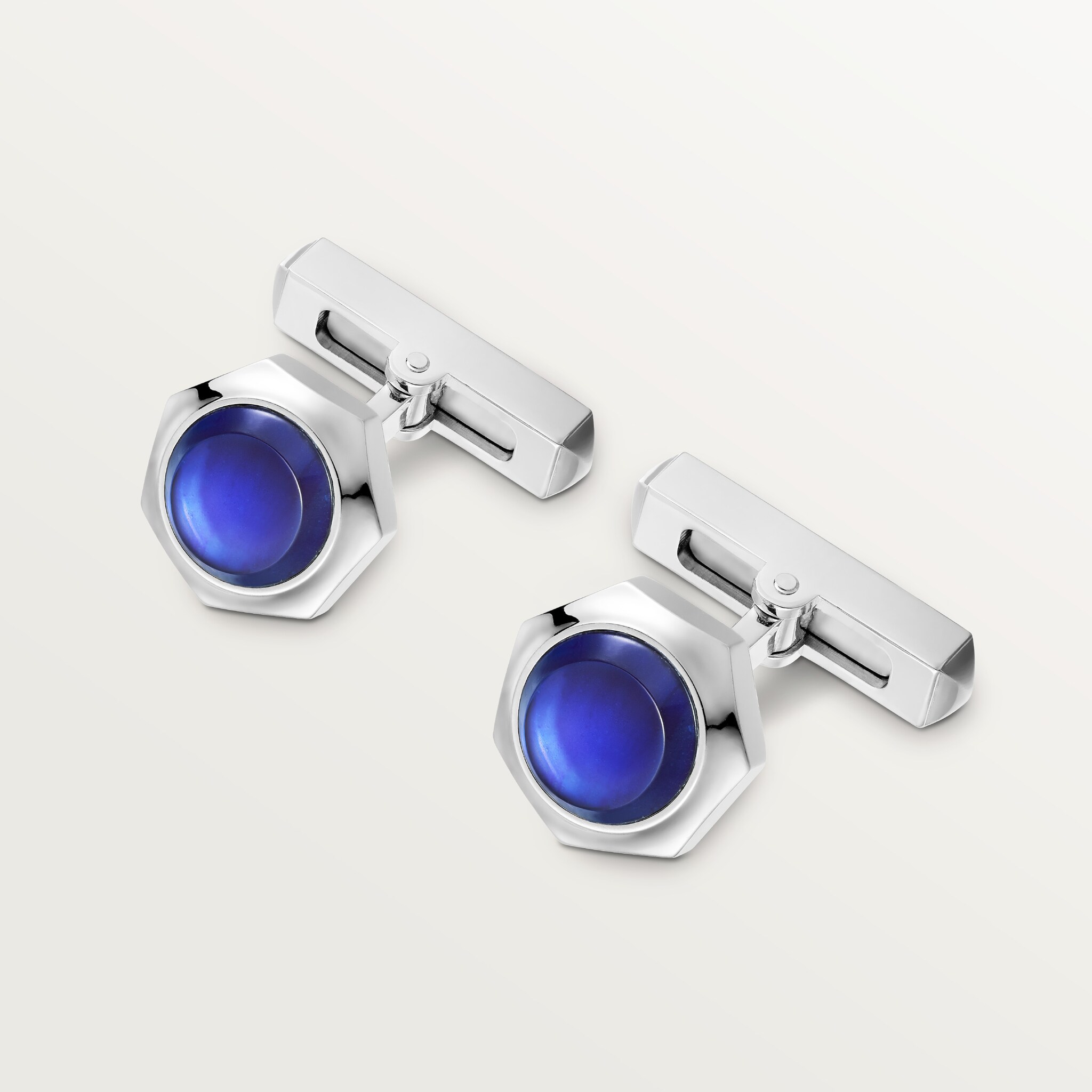CROG000127 - Santos de Cartier cufflinks - Sterling silver