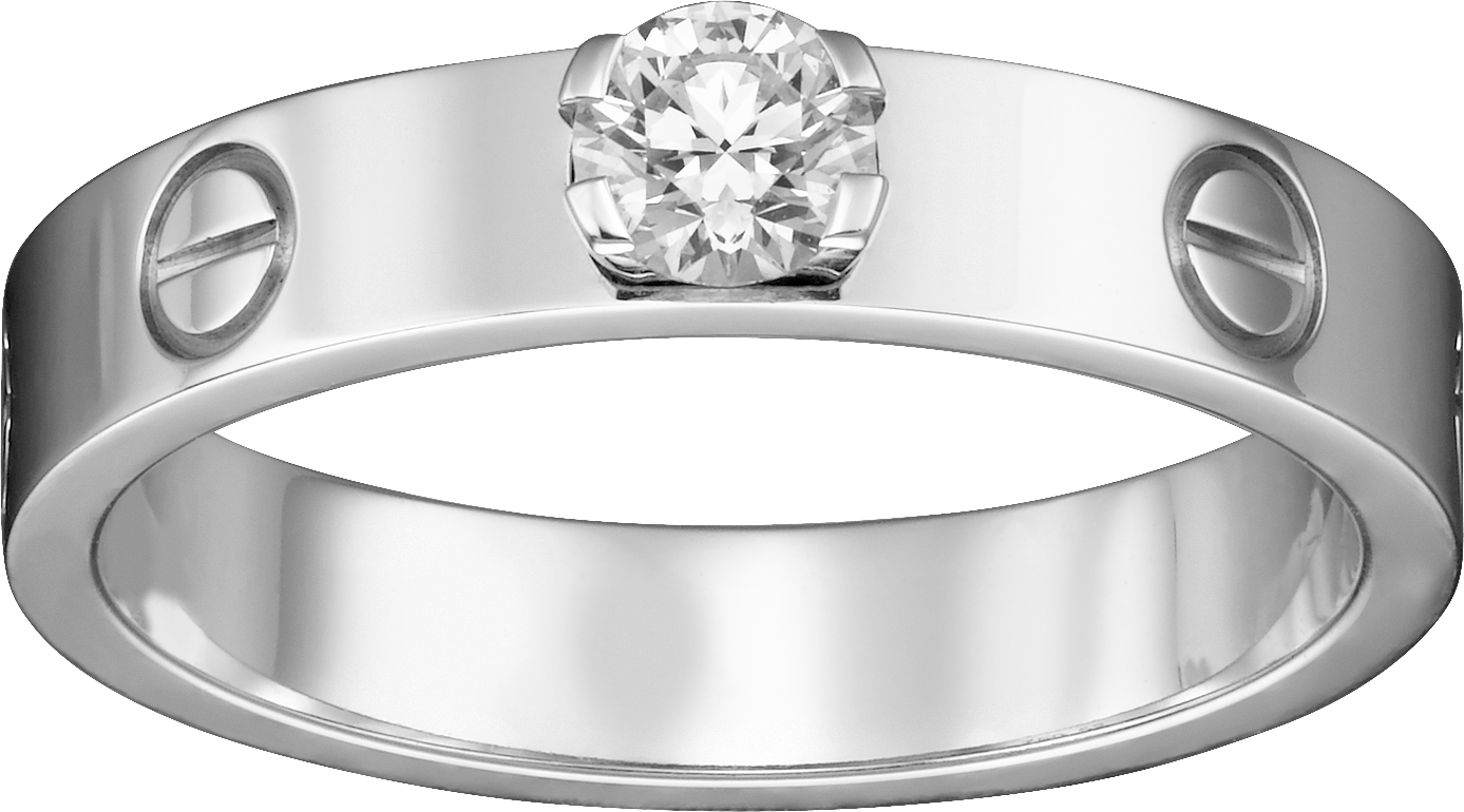 #LOVE# solitaire, brilliant-cut diamond