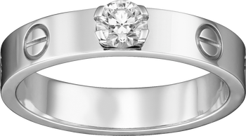 #LOVE# solitaire, brilliant-cut diamond #LOVE# solitaire, brilliant-cut diamond