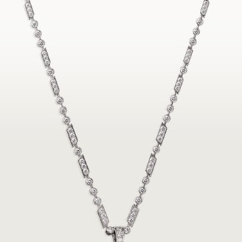 Panthère de Cartier long necklace, large model, paved  Panthère de Cartier long necklace, large model, paved