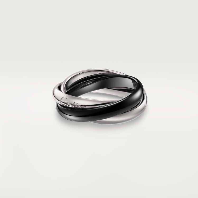 Classic Trinity ring in ceramic