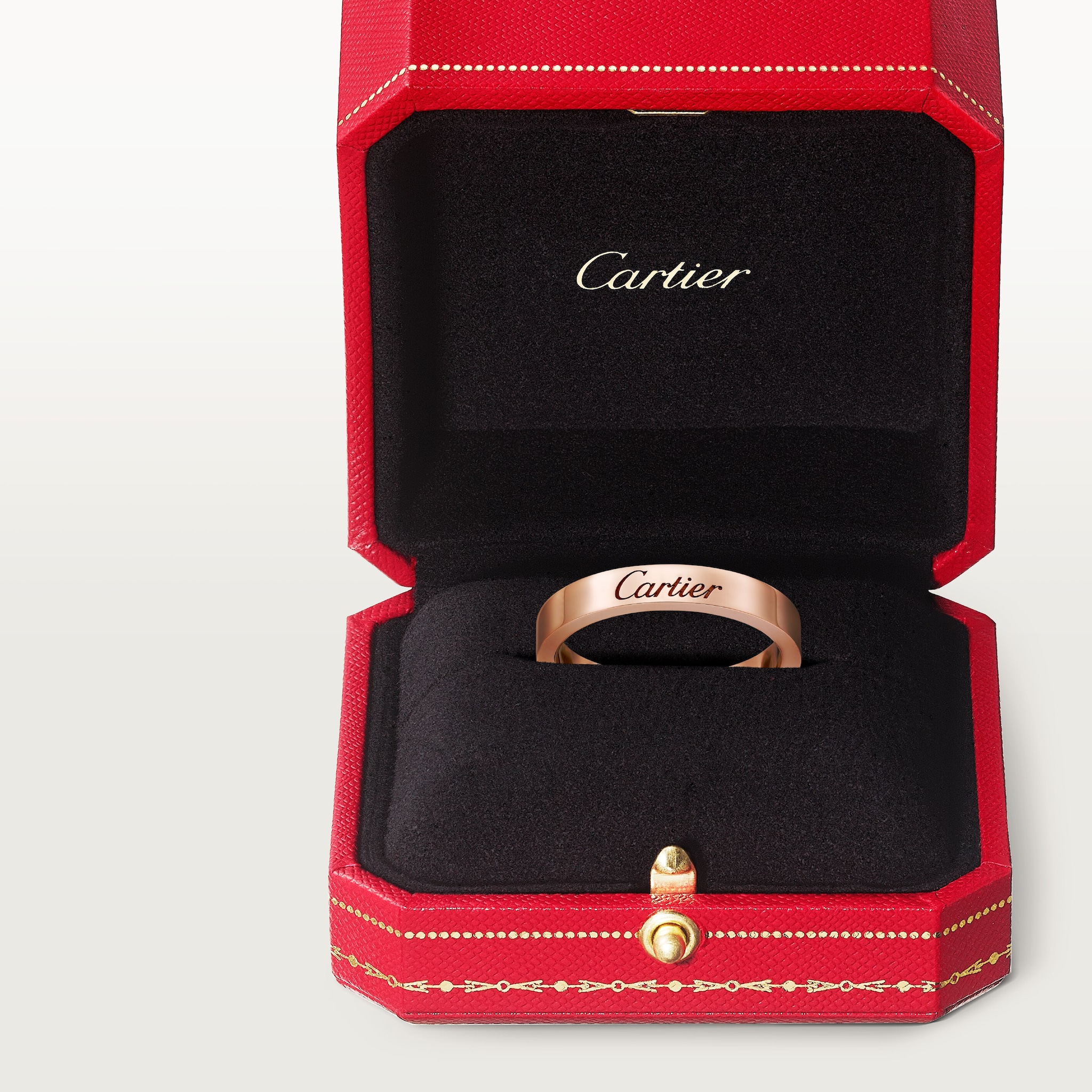 C de Cartier wedding band, 3 mm width, image 7