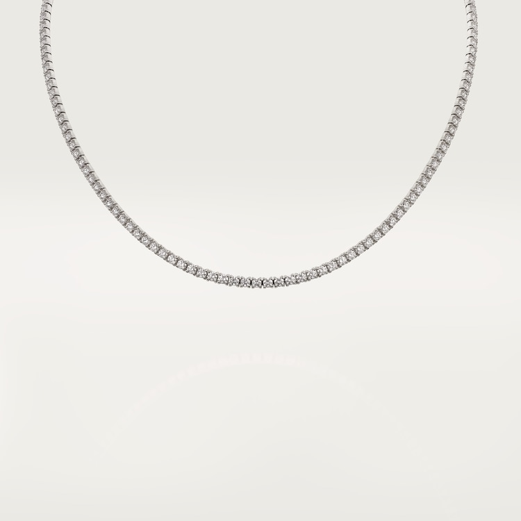 Cartier diamond tennis necklace best sale
