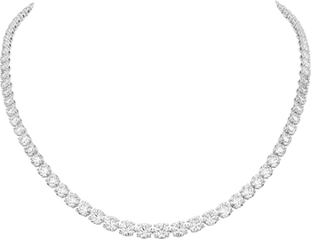 Lignes Essentielles necklace, brilliant-cut diamonds Lignes Essentielles necklace, brilliant-cut diamonds