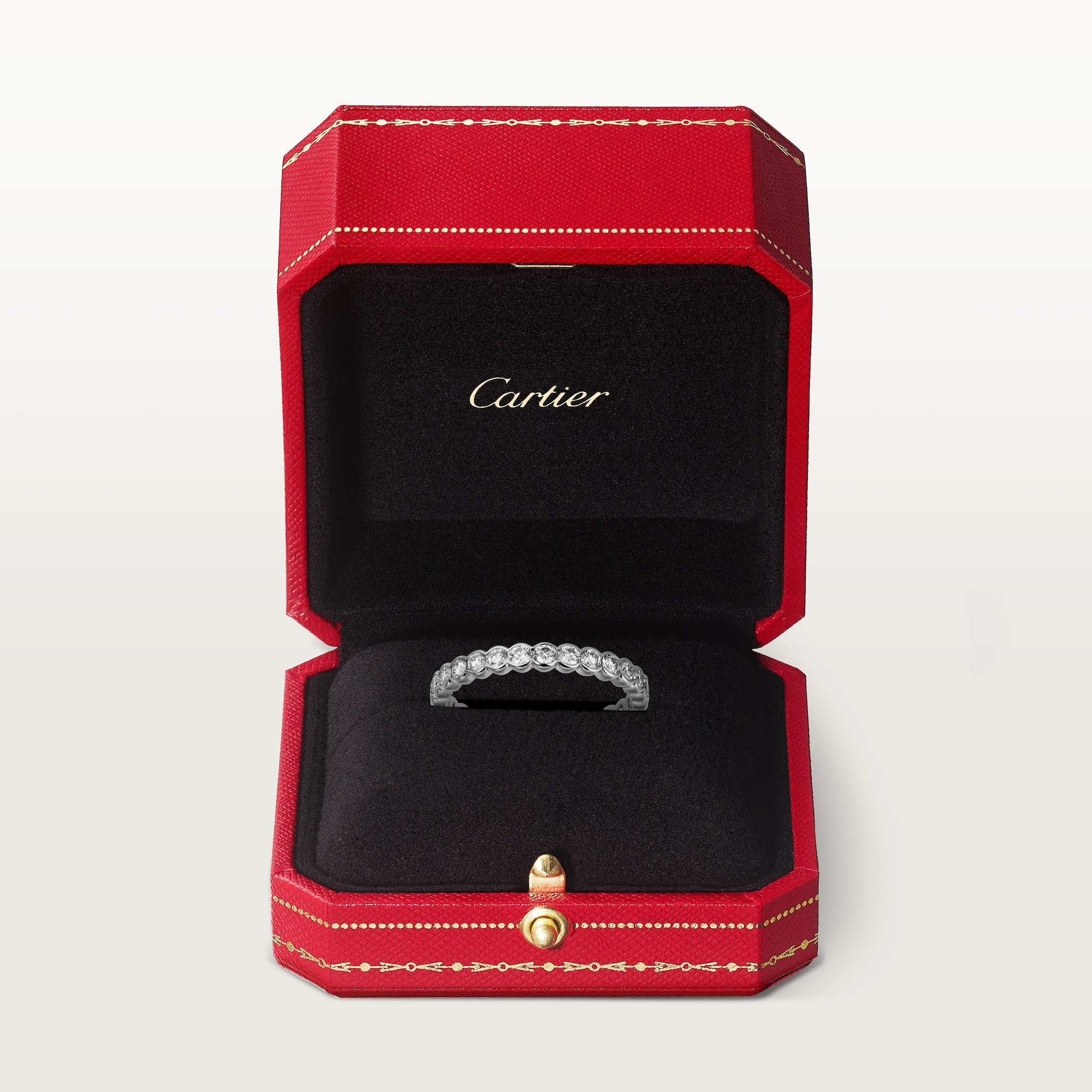 Broderie de Cartier wedding band, diamonds, image 7