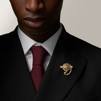 Faune et Flore de Cartier brooch, yellow, orange and brown diamonds, paved Faune et Flore de Cartier brooch, yellow, orange and brown diamonds, paved